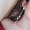 「綺麗な縦ラインを演出★フェイクパール・ロングチェーンピアス入荷しました！」