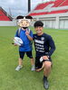 地元枚岡中学出身　野口　大輔選手「『スーパースターに会えた息子』」