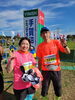 ゴール後「走って来ました手賀沼エコマラソン（健康、美容、ダイエット、ランニング）」