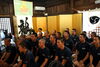 「岡山学芸館高校野球部のみなさんが窪八幡宮で必勝祈願！夏の甲子園へ出陣」