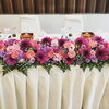 メインテーブル装花「挙式後のご会食会 (*^_^*)」