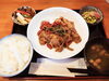 豚肉のスパイシー炒め「飯豊町《屋台村iideら》でランチを頂けるNEW OPENのお店のご紹介です✨」