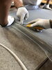 網戸の張替は力が必要な作業です。「🌞湖南市の中学生が職場体験に来てくれました！👷‍♂️👷‍♀️」