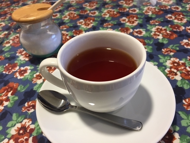 コーヒー苦手なので、いつものごとくアフターは紅茶にしました。