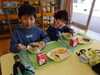 交流給食「お別れ会」
