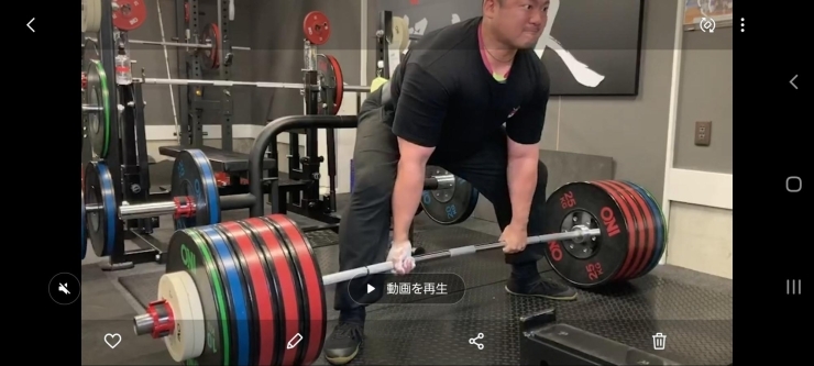 石田様デッドリフト250kg成功「(大田原筋トレ)アイアンマントレーニングジム」