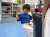 幼児もしっかり稽古参加できています👍「6/20(木)の稽古風景≪ 明石/空手/スポーツ/運動/幼児/小学生/お稽古/習い事≫　」