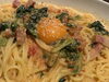 「🔥ピリ辛とろ〜り『レッドカルボナーラ』🍝青戸モーリエ名物‼️生パスタ🍝ハラミステーキ🍖ワイン🍷が人気 ランチ・ディナー対応🍴地域価格でリーズナブル 青砥駅近く🚃ワインバル・イタリアン・女子会にもおすすめ😋」