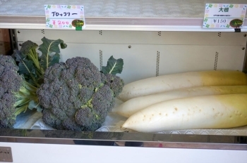 毎週水曜日は新鮮産直野菜も店頭に並びます♪