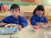 お友達と食べると楽しいね！「塩川幼稚園の給食をご紹介いたします！！」