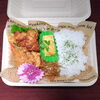 唐揚げ3入り＆エビ風味クリームコロッケ「10月3日のお弁当」