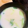 〆のあら汁（宇和島井伊商店の麦味噌使用）