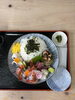 ちょうどいい海鮮丼　1,800円「シルバーウィーク、あと3日❗️ぜひ、酒市水産部へ♥️ご来店お待ちしております🦀」