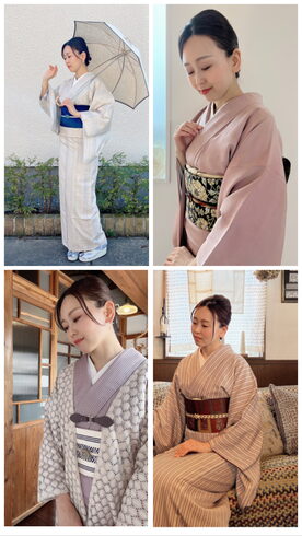 着物コーディネート「きもの着付け 郁〜kaoru〜 新メニュー【サブスク着付け教室】」
