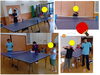 卓球台　ぱっそでの密かな人気スポーツ🏓　組立てから頑張りました🪛「ご寄付で新しい遊具が仲間入りしました！」