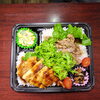 焼き肉＆豚にんにく醤油焼き弁当「3月22日のお弁当」