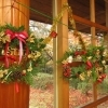 満濃池森林公園　森林の寺子屋教室　 公園の植物でクリスマスリース作りと生演奏会