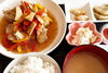 鶏肉の野菜ソース掛け「最近のランチ」