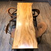 クスノキ一枚板「ダイニングスペースを彩る板の色味-part3-　清田区家具屋Ties interiorのダイニングテーブルご紹介」
