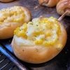 コーンパン「火曜日はベーグルの日！山型食パンも火曜日限定パンです◎ パン工房かおりほのか（岡山市南区）」