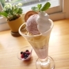 あまおういちごアイスのぷりんパフェ