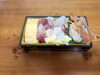 新鮮な刺身が容器にぎっしり！「天ぷら＆お刺身のお弁当・仕出し承ります｜ご自宅や職場でめぐみ家の味を」