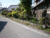 作業前のフェンスです「池田町内で、フェンスの交換を行いました。」