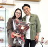 「プロポーズの花束のボトルフラワーです♡【宮崎/ボトルフラワー/アフターブーケ/ドライフラワー加工/花束保存/宮崎花束加工】」