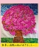 手作りの満開桜に癒やされる一時「4月といえば桜🌸入居者様と作った満開の桜の木をご紹介します」