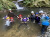 「スキー部だけど川遊び♪」