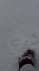 一歩踏み出してレインブーツが埋まり、30cmを超えていることに気づく。「大雪　【島根県松江市　ピアノ教室　個人レッスン】」