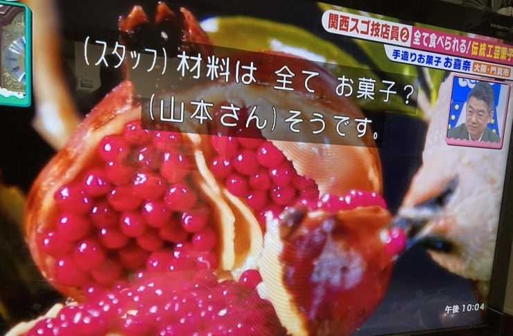 クイズレで紹介されました「工芸菓子」過去作品「毎日放送「やすとも•淳のクイズレ<第5弾>放送されました！」