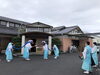 本日は、年に一度の大神楽さん。御来店。「田植えも、終わりに近づき…」