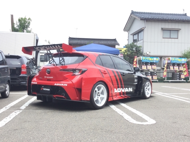 カローラスポーツ　ADVAN「アドバンスポーツのデモカーがやってくる！」