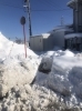 雪塊が消えません！！「毎月の一斉清掃に代わって消火栓の除雪作業実施しました！！」