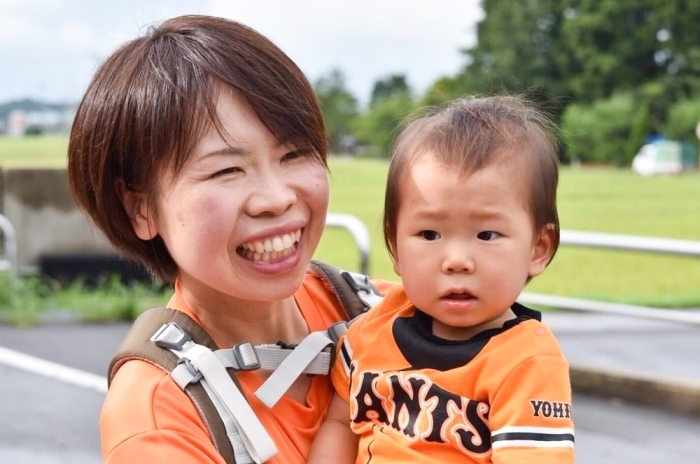 小さなお子様も一緒に応援！