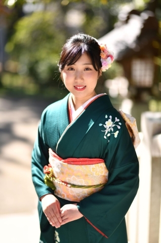 「成人式　前撮り 【千葉 稲毛 美浜 浅間神社近くの写真館★着物・和装撮影はプロにお任せ】」