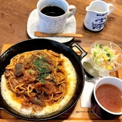 陶板焼きボロニアミートスパ