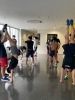 たまには違った角度からのトレーニングをします。「立教大学体育会水泳部の陸上トレーニングの一部をご紹介。」