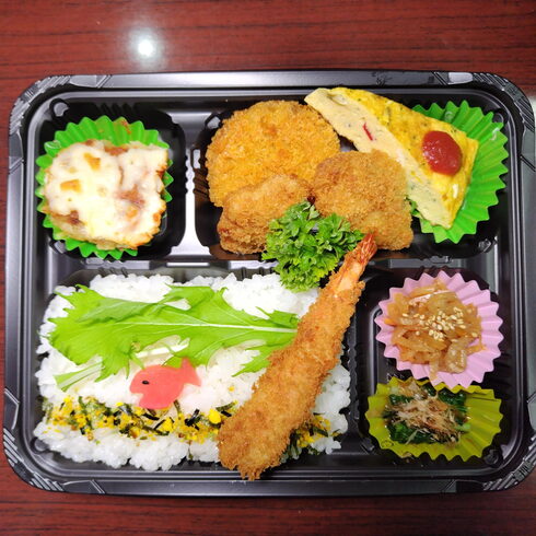 ブダイフライ&エビフライ「9月12日のお弁当」