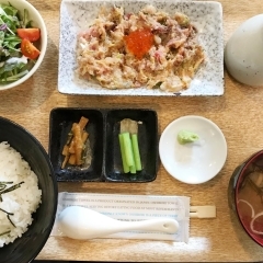 【盛岡市】食べ飲み処 すみっこ／海鮮なめろう定食（税込1050円）