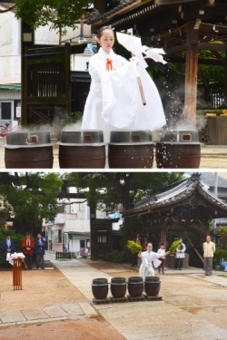 【海老江八坂神社】6月2日(日)　海老江八坂神社の菖蒲祭