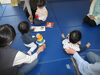 みんなでお話タイム「今日は3月のお誕生日会がありました。」
