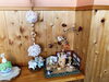 手作りの造花で癒される空間ですよ。「七五三の予約が始まって…。」