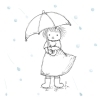 イラスト「＊　地元の作家さんの委託販売をしています♪」