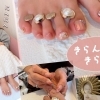 『Chaleur ～プライベートネイルサロン～』さんで春のフットネイル♪♪【京都市　西京区　桂】