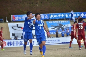 中村選手　ヘディングでゴール！