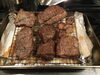 猪肉の燻製　仕込み中「黒板メニュー」