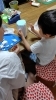 ここに枝つけるね「虫がとまる木を作る」