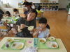 給食 美味しかったね♡「保育参観日♡」